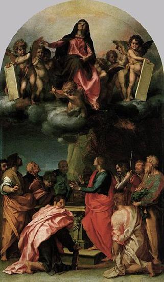 Andrea del Sarto Assumption of the Virgin France oil painting art
